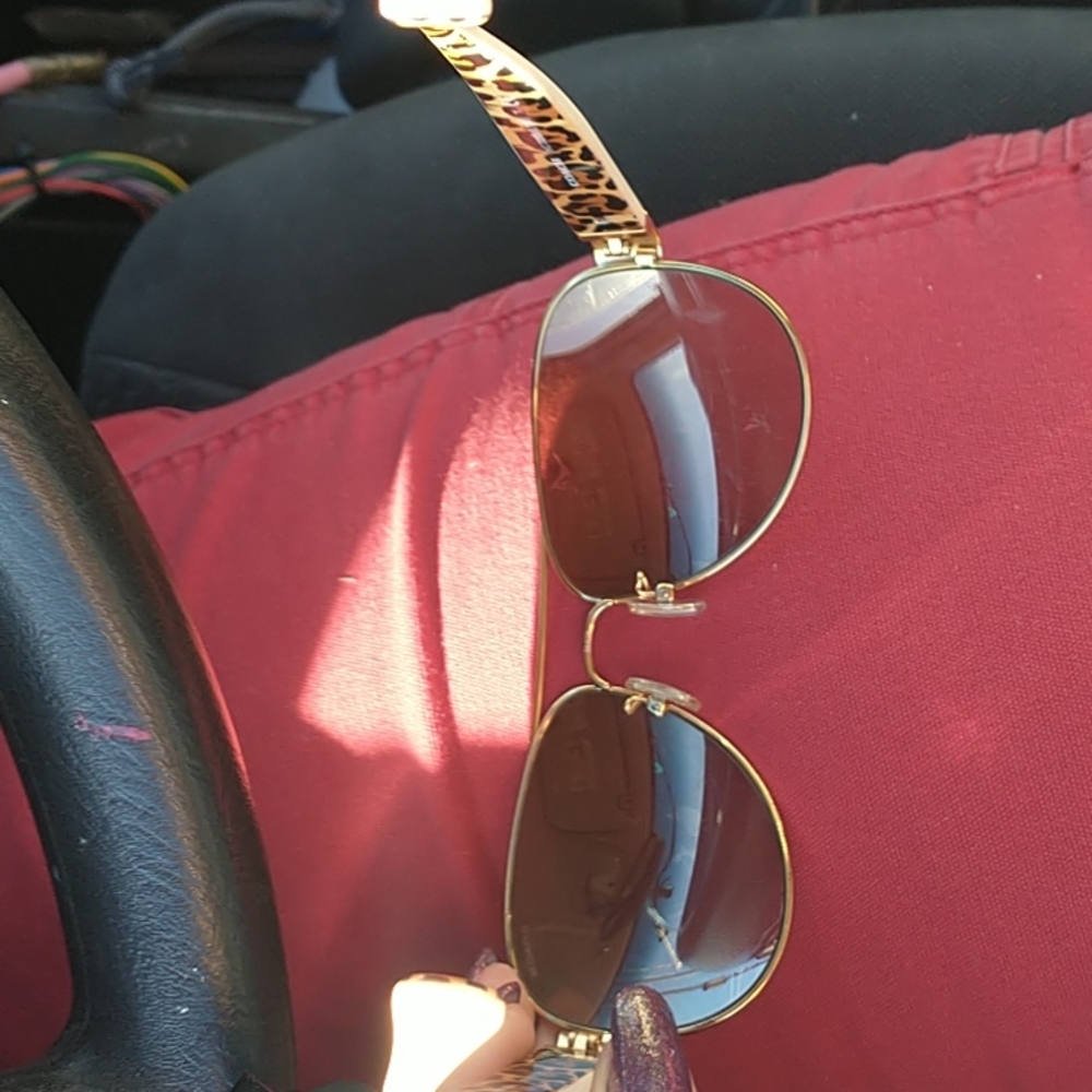 Coach cheetah print maybe leopard print